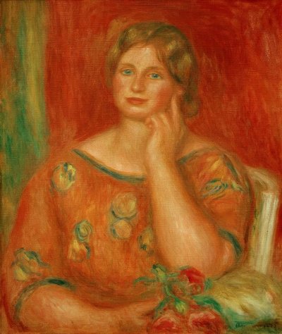 Gertrud Osthaus av Pierre Auguste Renoir
