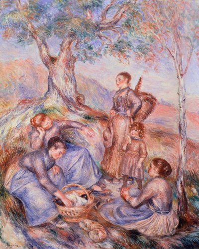 Harvesters breakfast av Pierre-Auguste Renoir (1841-1919) av Pierre Auguste Renoir