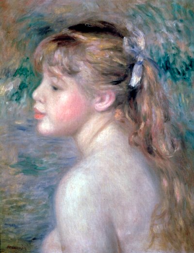 Overhode for et barn, 1892. av Pierre Auguste Renoir