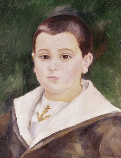 Leder for en ung gutt i sjømannsdrakt av Pierre Auguste Renoir