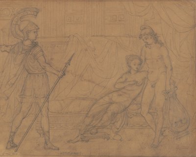 Hector og Paris av Pierre Auguste Renoir