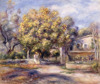 House at Cagnes, ca. 1905 (olje på lerret) av Pierre Auguste Renoir