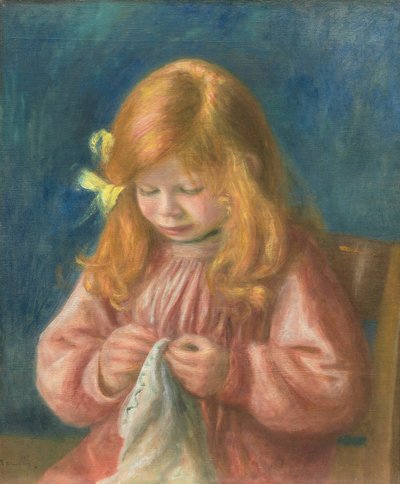 Jean Renoir Sying, 18991900. av Pierre Auguste Renoir
