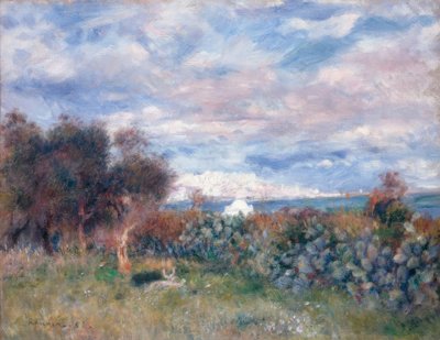 Die Bucht von Algier von Pierre Auguste Renoir