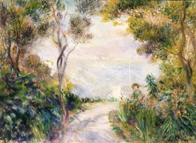 Landskap, End of the Path av Pierre Auguste Renoir