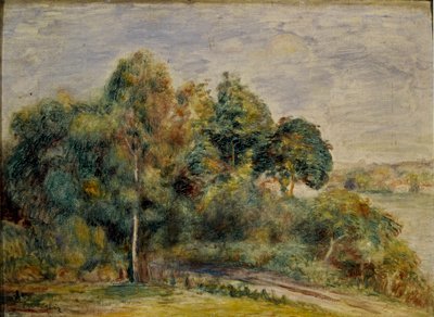 Landskap. Maleri av Pierre Auguste Renoir (Pierre-Auguste av Pierre Auguste Renoir