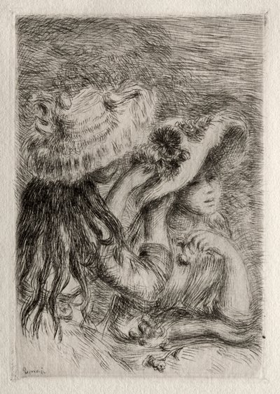 Den festede hatten av Pierre-Auguste Renoir