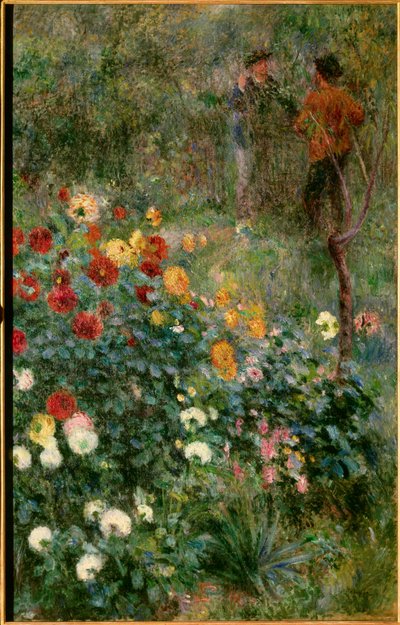 Hagen rue Cortot i Montmartre Maleri av Pierre Auguste Renoir (1841-1919) 1876 Pittsburgh. Institutt for kunst av Pierre Auguste Renoir