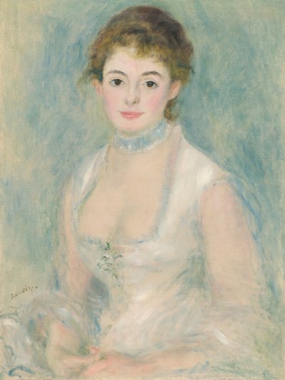 Madame Henriot, ca. 1876. av Pierre Auguste Renoir