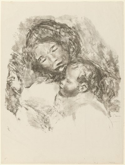 Barsel, stor tallerken av Pierre-Auguste Renoir