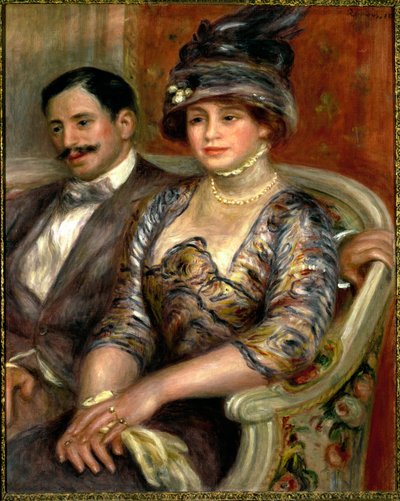 Herr og fru Bernheim de Villers - Portrett av Gaston Bernheim de Villers av Pierre Auguste Renoir