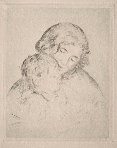 Mor og barn av Pierre-Auguste Renoir