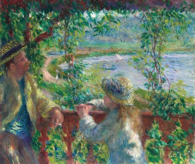 Nær innsjøen, 187980. av Pierre Auguste Renoir