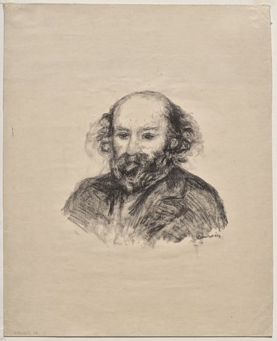 Paul Cézanne av Pierre Auguste Renoir
