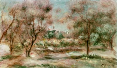 Landskapet i Grasse av Pierre Auguste Renoir