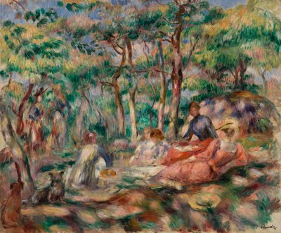 Piknik (lunsj på gresset) av Pierre-Auguste Renoir