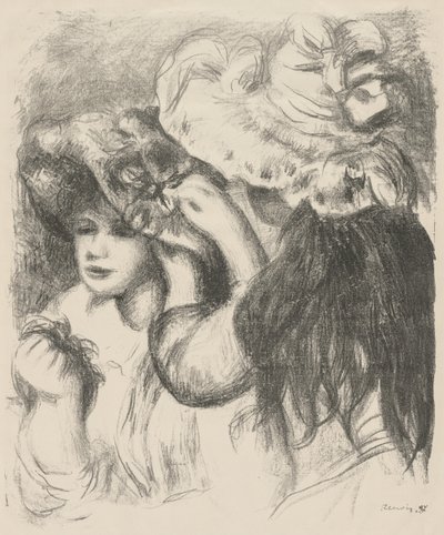 Feste hatten av Pierre-Auguste Renoir