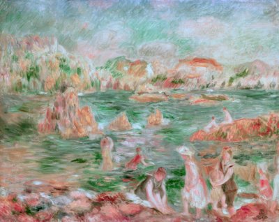 Guernsey Beach av Pierre Auguste Renoir