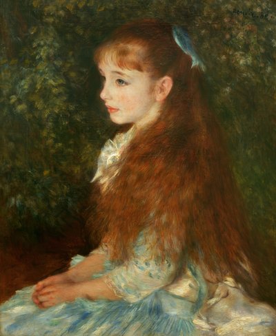 Portrett av frøken Irene Cahen fra Antwerpen av Pierre Auguste Renoir