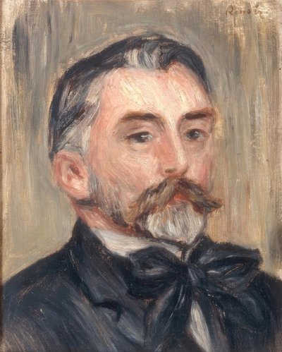 Porträt von Stéphane Mallarmé von Pierre Auguste Renoir