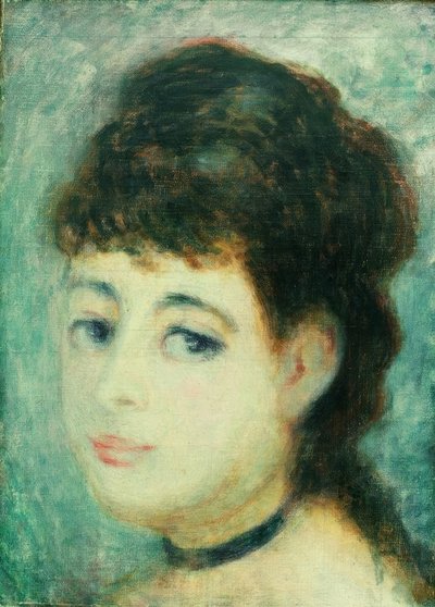 Portrett av en ung kvinne. Pariseren av Pierre Auguste Renoir