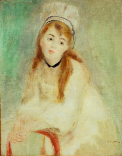 Portrett av en ung kvinne. Symfoni i hvitt av Pierre Auguste Renoir