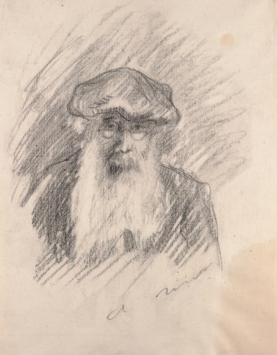 Portrett av Camille Pissarro, ca. 1893-94 av Pierre Auguste Renoir