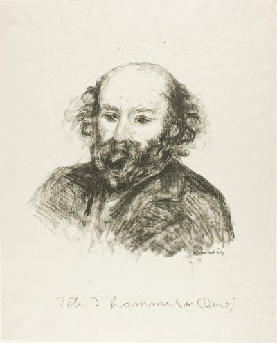 Porträt von Cezanne von Pierre-Auguste Renoir