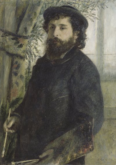 Portrett av Claude Monet, 1875 av Pierre Auguste Renoir