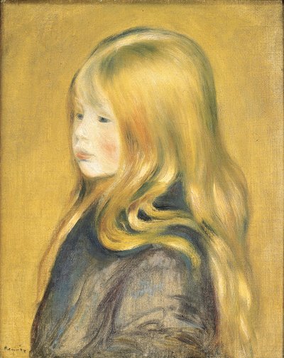 Portrett av Edmond Renoir, Jr., 1888 av Pierre Auguste Renoir