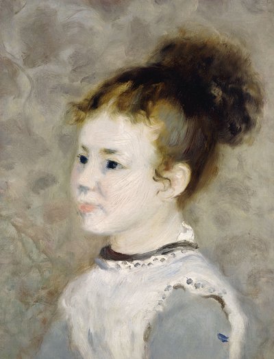 Portrett av Jeanne Sisley, 1875 av Pierre Auguste Renoir