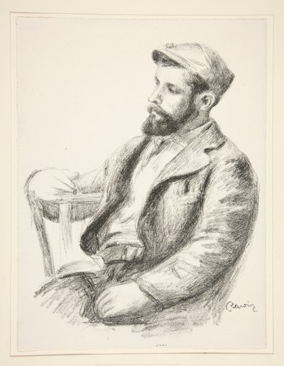 Portrett av Louis Valtat av Pierre Auguste Renoir