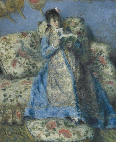 Portrett av Madame Monet av Pierre Auguste Renoir