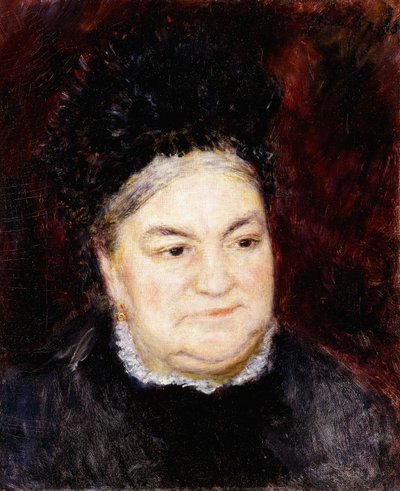 Portrett av gammel kvinne av Pierre Auguste Renoir