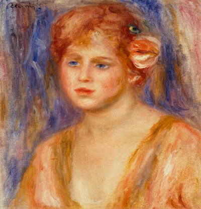 Portrett av en ung jente av Pierre Auguste Renoir