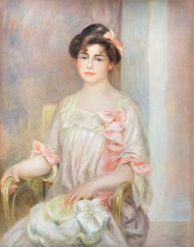 Porträt von Madame Josse Bernheim-Dauberville von Pierre-Auguste Renoir