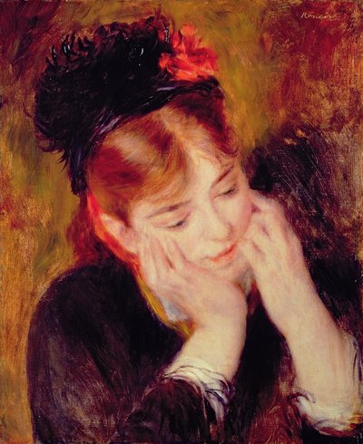 Speilbilde av Pierre Auguste Renoir