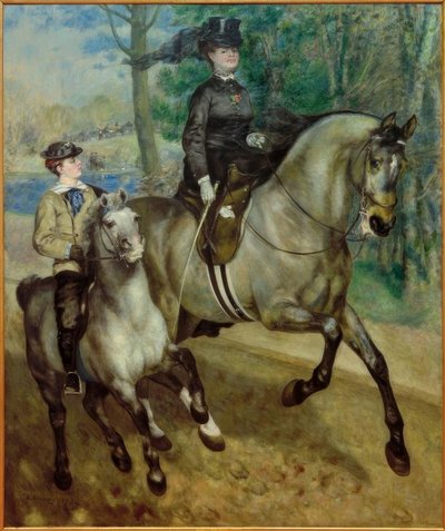 Rytter i Bois de Boulogne av Pierre Auguste Renoir