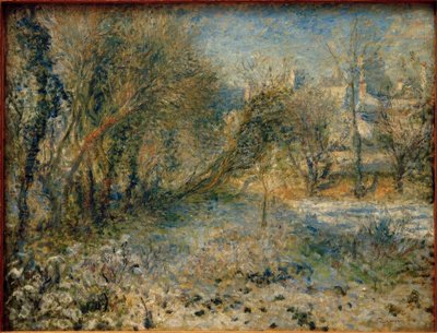 Snølandskap av Pierre Auguste Renoir