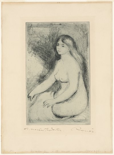 Sittende Bader av Pierre-Auguste Renoir