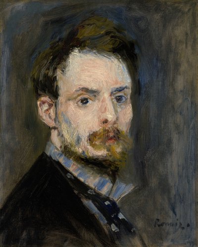Selvportrett, ca. 1875 av Pierre Auguste Renoir