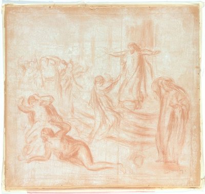 Skisse av Oedipus Rex av Pierre Auguste Renoir
