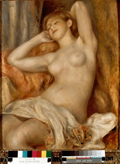Sovende badegjester (sovende jente) av Pierre Auguste Renoir