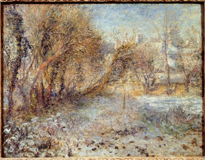 Snølandskap av Pierre Auguste Renoir