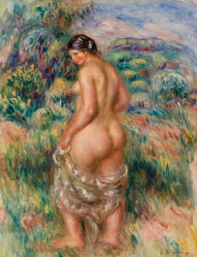 Stående Bader av Pierre Auguste Renoir
