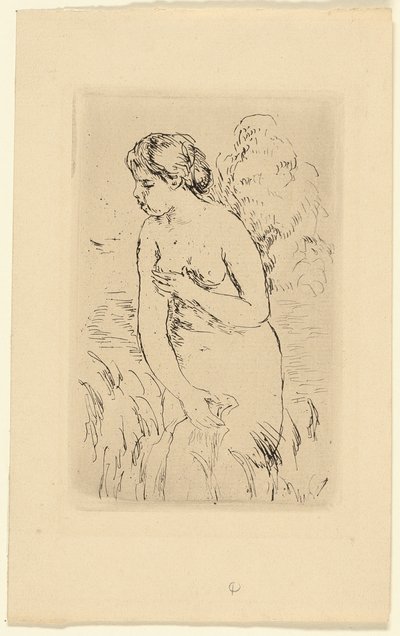 Stående Bader av Pierre Auguste Renoir