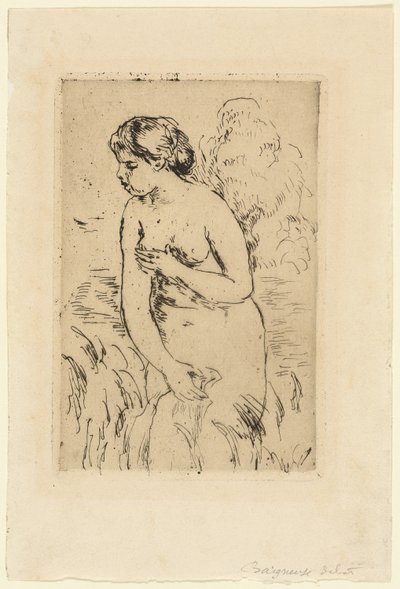 Stående Bader av Pierre-Auguste Renoir