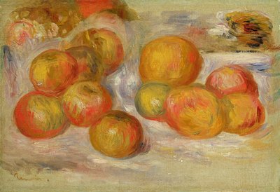 Stilleben med epler, ca. 1898 av Pierre Auguste Renoir
