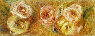 Strødde roser, ca. 1915 av Pierre Auguste Renoir