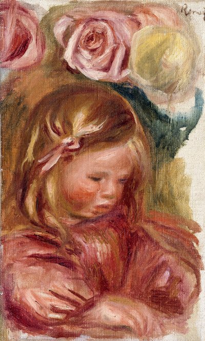 Study, Coco in the Roses, av Pierre Auguste Renoir